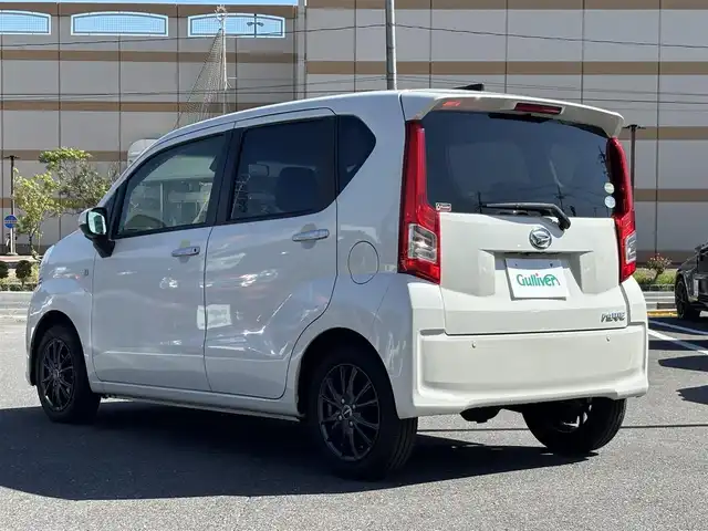 ダイハツ ムーヴ カスタム X LTD SAⅢ 宮城県 2018(平30)年 5.2万km パールホワイトⅢ 登録時走行距離51864km/1オーナー/衝突軽減ブレーキ/オートハイビーム/コーナーセンサー/シートヒーター/社外エクリプスナビ/フルセグTV/CD/DVD/Bluetooth/バックカメラ/ステアリングリモコン/プッシュスタート/スマートキー/横滑り防止ブレーキ/オートライト/フロアマット/電動格納ミラー