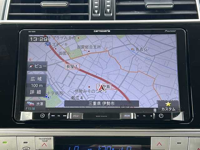 トヨタ ランドクルーザー プラド TX Lパッケージ 三重県 2019(令1)年 4.9万km ホワイトパールクリスタルシャイン 社外９型ナビ　/サンルーフ　/ＡＬＰＩＮＥ後席モニター　/バックカメラ　/ＥＴＣ　/電動格納サードシート　/前席エアーシート /前後コーナーセンサー /レーダークルーズコントロール /レーンキープアシスト/衝突軽減ブレーキ/革巻きステアリング/ステアリングスイッチ/純正フロアマット/LEDヘッドライト/オートハイビーム /オートライト/電動格納ミラー/禁煙車