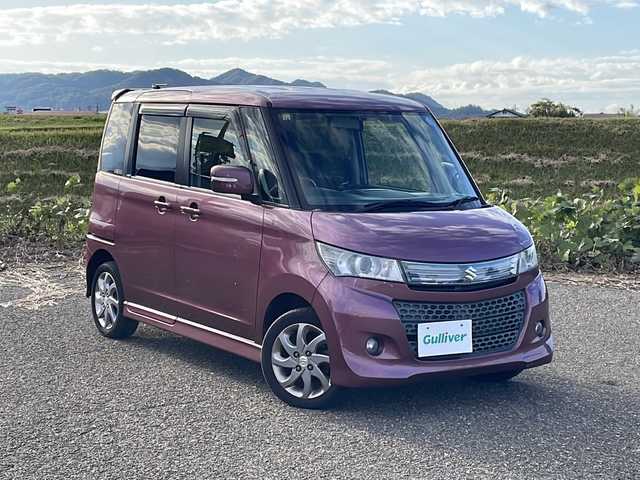 スズキ パレット ＳＷ リミテッド 新潟県 2010(平22)年 5.3万km バタフライバイオレットメタリック 4WD/純正ディスプレイオーディオ/CD/AUX/バックカメラ/ETC/片側パワースライドドア/ベンチシート/運転席シートヒーター /ステアリングスイッチ/スマートキー/プッシュスタート/キセノンヘッドライト/オートライト/フォグランプ/純正14インチアルミホイール/13インチ冬タイヤ車載