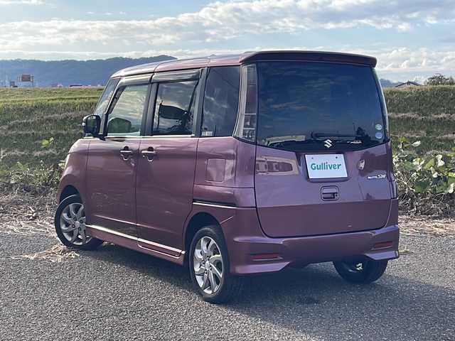 スズキ パレット ＳＷ リミテッド 新潟県 2010(平22)年 5.3万km バタフライバイオレットメタリック 4WD/純正ディスプレイオーディオ/CD/AUX/バックカメラ/ETC/片側パワースライドドア/ベンチシート/運転席シートヒーター /ステアリングスイッチ/スマートキー/プッシュスタート/キセノンヘッドライト/オートライト/フォグランプ/純正14インチアルミホイール/13インチ冬タイヤ車載