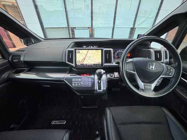 ホンダ ステップワゴン スパーダ Z クールスピリット 宮城県 2012(平24)年 18.9万km プレミアムスパークルブラックパール 登録時走行距離188638km/純正SDナビ/フルセグTV/CD/FM/AM/SD/USB/レーダー探知機/ドライブレコーダー/バックカメラ/ETC/両側パワースライド/フォグランプ/ドアバイザー