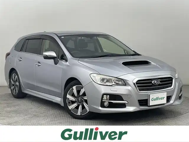 スバル レヴォーグ 1．6GT アイサイト 道央・札幌 2014(平26)年 8.4万km アイスシルバーメタリック ・４WD/・ディーラーオプションSDナビゲーション（CN-R300D）/　CD/DVD/SD/iPod/ワンセグ/・ビルトインETC/・バックカメラ/・前後ドライブレコーダー（KZR-S100W）/・アイサイト/・レーダークルーズコントロール/・横滑り防止装置/・レーンキープアシスト/・前席パワーシート/・SI-DRIVE/・オートビークルホールド/・LEDヘッドライト/・フロントフォグランプ/・オートライト/・スマートキー/・プッシュスタート/・スペアキー１本/・純正フロアマット/・純正AW17インチ/・取説あり/・電動格納ウィンカーミラー/・ドアバイザー