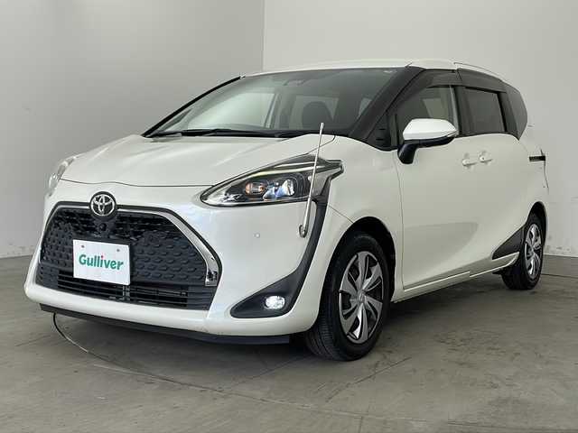トヨタ シエンタ G クエロ 兵庫県 2019(令1)年 1.4万km ホワイトパールクリスタルシャイン ・ワンオーナー/・純正9インチナビ&TV&CD&DVD&SD&BT/・ビルトインETC/・両側パワースライドドア/・ハーフレザーシート/・全方位カメラ/・アイドリングストップ/・トヨタセーフティセンス/・レーンキープアシスト/・プリクラッシュセーフティ/・横滑り防止装置/・クリアランスソナー/・リアシートリマインダー/・LEDライト/・オートライト/・電動格納ミラー/・スマートキー/・スペアキー/・純正フロアマット/・純正ホイールキャップ/・取扱説明書