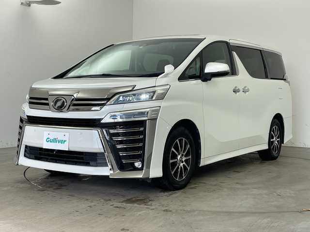 トヨタ ヴェルファイア Z 兵庫県 2018(平30)年 6.5万km ホワイトパールクリスタルシャイン ・サンルーフ/・トヨタセーフティーセンス/・プリクラッシュセーフティ/・レーントレーシングアシスト/・レーダークルーズコントロール/・オートハイビーム/・パーキングサポートブレーキ/・クリアランスソナー/・先行車発進告知/・アルパイン製11インチナビ＆フルセグ＆BT＆DVD/・アルパイン製12.8型フリップダウンモニター/・バックカメラ/・両側パワースライドドア/・スマートキー/・プッシュスタート/・ビルトインETC/・社外前後ドライブレコーダー/・ステアリングスイッチ/・デジタルインナーミラー/・AC100V/・LEDヘッドライト/・フォグ/・オートライト
