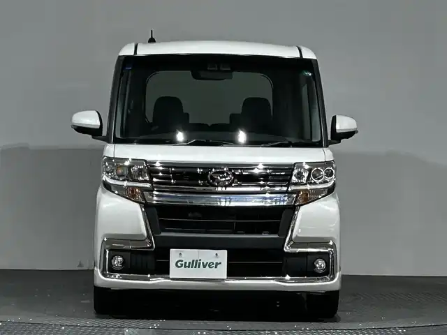 ダイハツ タント カスタム RS トップED SA Ⅲ 愛媛県 2019(令1)年 4.5万km パールホワイトⅢ ワンオーナー/ターボ/純正ナビ(NSZP-W69D)/(フルセグ/CD/DVD/BT)/全方位カメラ/両側パワースライドドア/スマートアシストIII/・衝突被害軽減ブレーキ/・車線逸脱警報/・誤発進抑制機能/・先行車発進告知/・対人/対車衝突警報機能/・オートマチックハイビーム/アイドリングストップ/D席シートヒーター/純正15インチアルミホイール/純正フロアマット/ドアバイザー/ステアリングリモコン/プッシュスタート/スマートキー×2/保証書/取扱説明書