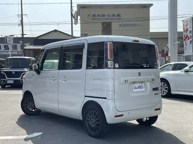 スズキ スペーシア HYBRID X 大阪府 2020(令2)年 10.7万km ピュアホワイトP ワンオーナー /両側パワースライドドア/8型SDナビ【CN-RZ856】 /　フルセグTV CD DVD BT/全方位カメラ/衝突被害軽減ブレーキ/レーンアシスト /LEDオートヘッドライト/バックソナー/ビルトイン ETC/サーキュレーター/スマートキー 2個/シートヒーター/社外アルミホイール/ステアリングリモコン/ヘッドアップディスプレイ/保証書 取説 ナビ取説