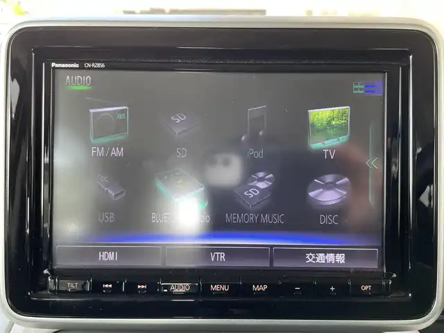 スズキ スペーシア HYBRID X 大阪府 2020(令2)年 10.7万km ピュアホワイトP ワンオーナー /両側パワースライドドア/8型SDナビ【CN-RZ856】 /　フルセグTV CD DVD BT/全方位カメラ/衝突被害軽減ブレーキ/レーンアシスト /LEDオートヘッドライト/バックソナー/ビルトイン ETC/サーキュレーター/スマートキー 2個/シートヒーター/社外アルミホイール/ステアリングリモコン/ヘッドアップディスプレイ/保証書 取説 ナビ取説