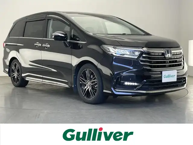 ホンダ オデッセイ ハイブリッド e:HEVアブソルート EX 愛知県 2020(令2)年 5.6万km プレミアムスパークルブラックパール 純正１０型ナビ　フルセグＴＶ　Ｂｌｕｅｔｏｏｔｈ　ＵＳＢ　純正後席モニター　全方位カメラ　両側パワースライドドア　電動パーキング　ＥＴＣ２．０　ホンダセンシング　衝突軽減　追従クルコン　ＢＳＭ　禁煙車