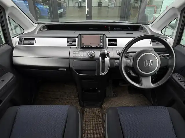 ホンダ ステップワゴン スパーダ S Z HDDナビ 栃木県 2008(平20)年 12.3万km プレミアムブラキッシュパール 抹消済み法人ワンオーナー車/メーカーOPフローリングフロア/メーカーOPトップライトルーフ/7人乗り/キャプテンシート/両側パワースライドドア/純正HDDナビ/バックカメラ/DVD再生機能/ステアリングリモコン/ETC