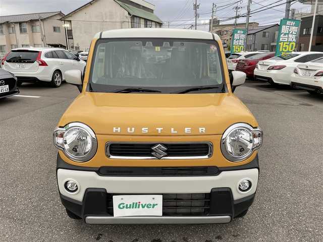 スズキ ハスラー HYBRID G 石川県 2023(令5)年 1.1万km 黄Ⅱ 社外オーディオ/スマートキー/プッシュスタート/電動ミラー/レーダーブレーキ/アイドリングストップ/レーンキープアシスト/ABS