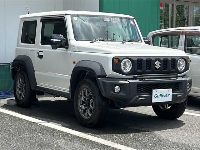 スズキ ジムニー シエラ JC 京都府 2020(令2)年 6.8万km ピュアホワイトP 4WD　MTモード付AT　セーフティーサポート　クルーズコントロール　ダウンヒルアシストコントロール　シートヒーター　ブルートゥースオーディオ　AUX　USB入力端子　LEDヘッドライト　