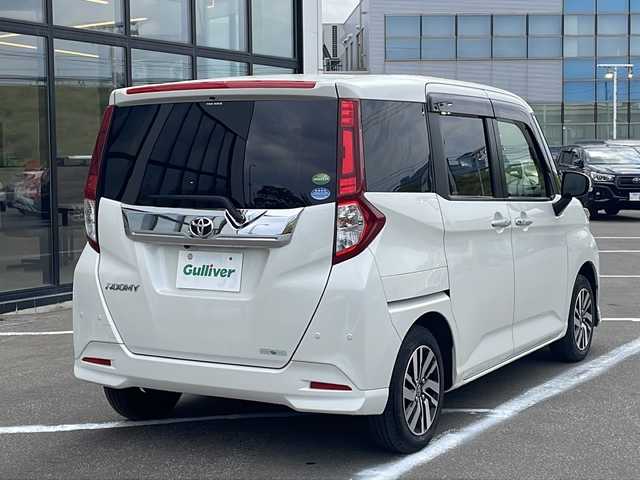 トヨタ ルーミー カスタムG 青森県 2020(令2)年 2.7万km パールホワイトⅢ ・ワンオーナー/・寒冷地仕様/・４ＷＤ/・アルパイン９型メモリーナビ（Ｘ９ＮＸ）/・フルセグＴＶ/・バックカメラ/・スマートアシストIII/・レーンキープアシスト/・レーダークルーズコントロール/・ワイパーデアイサー/・社外前後ドライブレコーダー/・社外ＥＴＣ/・純正フロントリップスポイラー/・横滑り防止装置/・ＬＥＤヘッドライト/・ＬＥＤフォグランプ/・オートハイビーム/・オートライト/・ドアバイザー/・純正フロアマット/・シートヒーター/・純正１４インチＡＷ/・１６５／６５Ｒ１４スタッドレス純正ＡＷ別積み/・保証書/・取扱説明書