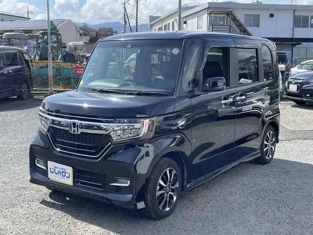 ホンダ Ｎ ＢＯＸ カスタム G L ホンダセンシング 神奈川県 2018(平30)年 9.9万km クリスタルブラックパール (株)IDOMが運営する【じしゃロン秦野店】の自社ローン専用車両になります。こちらは現金またはオートローンご利用時の価格です。自社ローンご希望の方は別途その旨お申付け下さい/社外メモリナビ/CD/Bluetooth/フルセグTV/バックカメラ/ETC/片側パワースライドドア/革製シートカバー/衝突軽減ブレーキ/レーンキープアシスト/横滑り防止機能/クルーズコントロール/スマートキー/プッシュエンジンスタート/純正アルミホイール