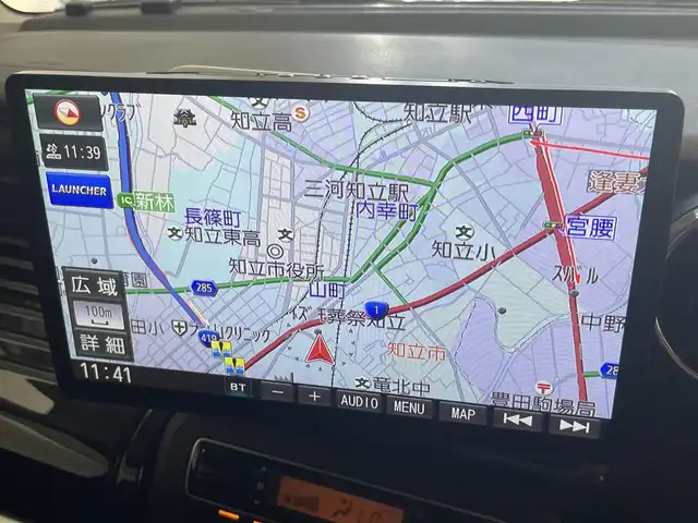 スズキ スペーシア カスタム HYBRID XS ターボ 愛知県 2021(令3)年 7万km ブルーイッシュブラックパール3 社外１０型ナビ　フルセグＴＶ　全方位カメラ　ブルーレイ再生　Ｂｌｕｅｔｏｏｔｈ　ＵＳＢ入力端子　ＥＴＣ　レーダークルコン　両側パワスラ　ハーフレザー　シートヒーター　衝突軽減　フォグ　ツィーター　禁煙/LEDヘッドライト　シートバックテーブル　HUD　社外デジタルインナーミラー