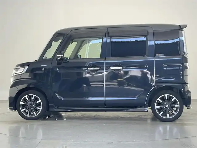 スズキ スペーシア カスタム HYBRID XS ターボ 愛知県 2021(令3)年 7万km ブルーイッシュブラックパール3 社外１０型ナビ　フルセグＴＶ　全方位カメラ　ブルーレイ再生　Ｂｌｕｅｔｏｏｔｈ　ＵＳＢ入力端子　ＥＴＣ　レーダークルコン　両側パワスラ　ハーフレザー　シートヒーター　衝突軽減　フォグ　ツィーター　禁煙/LEDヘッドライト　シートバックテーブル　HUD　社外デジタルインナーミラー