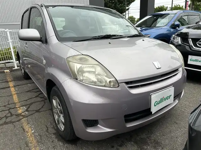 トヨタ パッソ X 道央・札幌 2009(平21)年 7.5万km グレイッシュパープルメタリックオパール ・４WD/・社外HDDナビゲーション（AVN687HD）/　HDD/CD/DVD/iPod/AUX/・社外エンジンスターター/・ETC/・リモコンキー/・純正フロアマット/・社外AW１３インチ/・ハロゲンライト/・ヘッドライトレベライザー