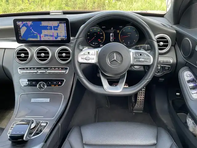 メルセデス・ベンツ Ｃ２２０ｄ ローレウスED スポーツプラスPKG 東京都 2020(令2)年 3.7万km ヒヤシンスレッド 純正ナビ/フルセグTV//SD/USB/BTオーディオ/Apple Car Play/Andoroido Auto/黒レザーシート/シートヒーター/アンビエントライト/ETC2.0/パワートランク/ACC/BSM/レーンキープ/スマートキー