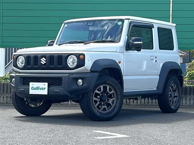 スズキ ジムニー シエラ JC 茨城県 2020(令2)年 5.2万km ピュアホワイトP 社外８インチSDナビ/-フルセグTV Bluetooth CD DVD/バックカメラ/４WD/クルーズコントロール/横滑り防止装置/ダウンヒルアシストコントロール/衝突被害軽減システム/ドライビングセーフティセンサー/LEDオートライト/前席シートヒーター/ステアリングスイッチ/背面タイヤ/純正１５インチアルミホイール/藤壺マフラー/前後社外ドライブレコーダー/スペア付きスマートキー/ETC