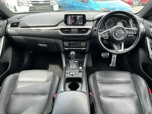 マツダ アテンザ ワゴン 25S Lパッケージ 愛知県 2016(平28)年 9.1万km ジェットブラックマイカ メーカーナビ/ＤＴＶ/ＢＴ/Ｂカメラ/レザーシート/衝突軽減ブレーキ/革ハンドル/社外マフラー/電動格納ミラー/アイドリングストップ/クリアランスソナー/ＣＤ／ＤＶＤ/ＢＯＳＥスピーカー