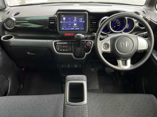 ホンダ Ｎ ＢＯＸ カスタム G Lパッケージ 岐阜県 2016(平28)年 4万km スマートブラック 禁煙車/8インチディーラーオプションナビ/４WD/AM/FM/CD/DVD/フルセグTV/シートヒーター/両側パワースライドドア/ビルトインETC/バックカメラ/LEDヘッドライト/アイドリングストップ/ハンドルスイッチ/チップアップシート/純正フロアマット/純正アルミホイール/オートエアコン/オートライト/スマートキー/スペアキー