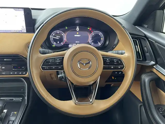 マツダ ＣＸ－６０ XD HV プレミアムスポーツ 道央・札幌 2024(令6)年 3.2万km ソウルレッドクリスタルM ・４WD/・純正SDナビゲーション/　BT/フルセグ/HDMI/USB/・パノラマサンルーフ/・BOSEサウンド/・純正ドライブレコーダー前後/・リアシートUSB給電2口/・i-ACTIVESENSE/・パワーバックドア/・レーダークルーズコントロール/・横滑り防止装置/・前後コーナーセンサー/・レーンキープアシスト/・オートライト/・オートマチックハイビーム/・LEDヘッドライト/・AC１００V充電/・純正ラバーマット/・パドルシフト/・スマートキー/・プッシュスター/・スペアキー1本/・革巻ステアリング/・保証書あり/・取説あり