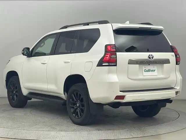トヨタ ランドクルーザー プラド TX Lパッケージ ブラックED 道央・札幌 2020(令2)年 1.8万km ホワイトパールクリスタルシャイン ・４WD/・ワンオーナー/・MOPナビ/　Miracast/BT/USB/・ステアリングスイッチ/・マルチテレインモニター/・ビルトインETC2.0/・ドライブレコーダー前後（ZDR016）/・トヨタセーフティセンス/　PCS/LDA/RSA/　ソナー/先行車発進告知/・アダプティブクルーズコントロール/・横滑り防止装置/・ABS/・オートマチックハイビーム/・オートライト/・LEDヘッドライト/・LEDフォグランプ/・ミラーウィンカー/・オートリトラクタブルドアミラー/・ヘッドランプウォッシャー/・自動防眩式ルームミラー/・社外フロアマット/・純正１８インチAW/・プッシュスタート/・スマートキー/・スペアキー/・取/保