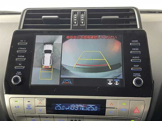 トヨタ ランドクルーザー プラド TX Lパッケージ ブラックED 道央・札幌 2020(令2)年 1.8万km ホワイトパールクリスタルシャイン ・４WD/・ワンオーナー/・MOPナビ/　Miracast/BT/USB/・ステアリングスイッチ/・マルチテレインモニター/・ビルトインETC2.0/・ドライブレコーダー前後（ZDR016）/・トヨタセーフティセンス/　PCS/LDA/RSA/　ソナー/先行車発進告知/・アダプティブクルーズコントロール/・横滑り防止装置/・ABS/・オートマチックハイビーム/・オートライト/・LEDヘッドライト/・LEDフォグランプ/・ミラーウィンカー/・オートリトラクタブルドアミラー/・ヘッドランプウォッシャー/・自動防眩式ルームミラー/・社外フロアマット/・純正１８インチAW/・プッシュスタート/・スマートキー/・スペアキー/・取/保