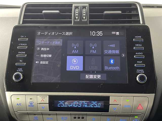 トヨタ ランドクルーザー プラド TX Lパッケージ ブラックED 道央・札幌 2020(令2)年 1.8万km ホワイトパールクリスタルシャイン ・４WD/・ワンオーナー/・MOPナビ/　Miracast/BT/USB/・ステアリングスイッチ/・マルチテレインモニター/・ビルトインETC2.0/・ドライブレコーダー前後（ZDR016）/・トヨタセーフティセンス/　PCS/LDA/RSA/　ソナー/先行車発進告知/・アダプティブクルーズコントロール/・横滑り防止装置/・ABS/・オートマチックハイビーム/・オートライト/・LEDヘッドライト/・LEDフォグランプ/・ミラーウィンカー/・オートリトラクタブルドアミラー/・ヘッドランプウォッシャー/・自動防眩式ルームミラー/・社外フロアマット/・純正１８インチAW/・プッシュスタート/・スマートキー/・スペアキー/・取/保