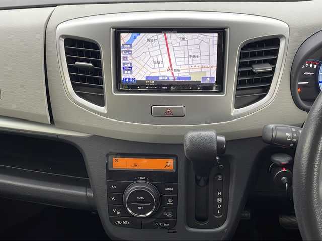 スズキ ワゴンＲ FZ 福井県 2014(平26)年 5.2万km イノセントピンクパールメタリック 登録時走行距離51973ｋｍ/４WD/レーダーブレーキサポート/社外メモリナビゲーション/（CD/DVD/BT）/ワンセグテレビ/シートヒーター/ドライブレコーダー/ライトレベライザー/ドアバイザー/プッシュスタート/スマートキー/保証書/取扱説明書