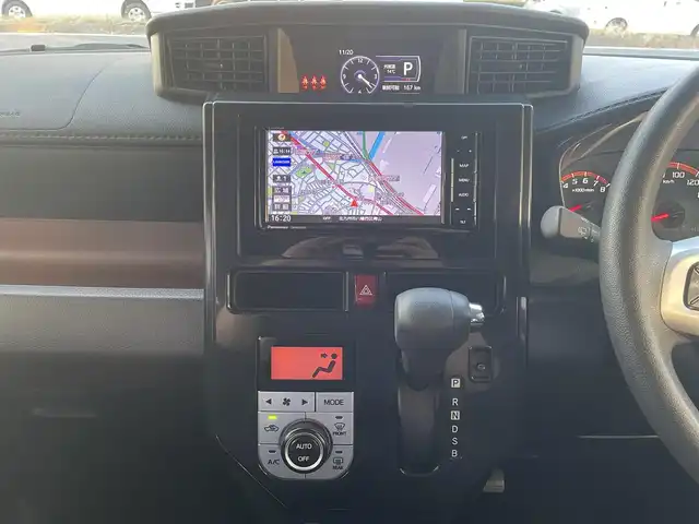 トヨタ ルーミー G 福岡県 2018(平30)年 10.6万km レーザーブルークリスタルシャイン (株)IDOMが運営する【じしゃロン八幡西店】の自社ローン専用車両になります。こちらは現金またはオートローンご利用時の価格です。自社ローンご希望の方は別途その旨お申付け下さい/社外ナビ　CN-RA03WD/TV/CD/DVD/BT/両側パワースライドドア/クルーズコントロール/ドライブレコーダー/アイドリングストップ/プッシュスタート