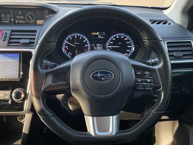 スバル レヴォーグ 1．6GT アイサイト プラウドED 道央・札幌 2016(平28)年 7.5万km ラピスブルーP ・４WD/・アイサイト/・社外ナビ/　CD＆DVD＆BT＆TV＆HDMI/・バックカメラ/・サイドカメラ/・パワーシート/・サンルーフ/・ブラインドスポットモニター/・レーンキープアシスト/・レーダークルーズコントロール/・オートライト/・オートエアコン/・電動格納ミラー/・アイドリングストップ/・ETC/・MT付きAT/・パドルシフト/・社外AW＆冬タイヤ積込/・プッシュスタート/・スマートキー/・純正フロアマット/・ドアバイザー/・ウィンカーミラー/・フォグライト/・スペアキー