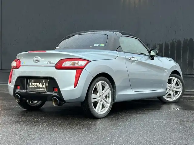 ダイハツ コペン ローブ S 茨城県 2015(平27)年 5.2万km リキッドシルバーM BILSTEINサスペンション/momoステアリング/RECAROスポーツシート/純正OPマフラー/DIATONE SOUNDメモリーナビ（タッチパネルズレあり）/パドルシフト/運転席・助手席シートヒーター