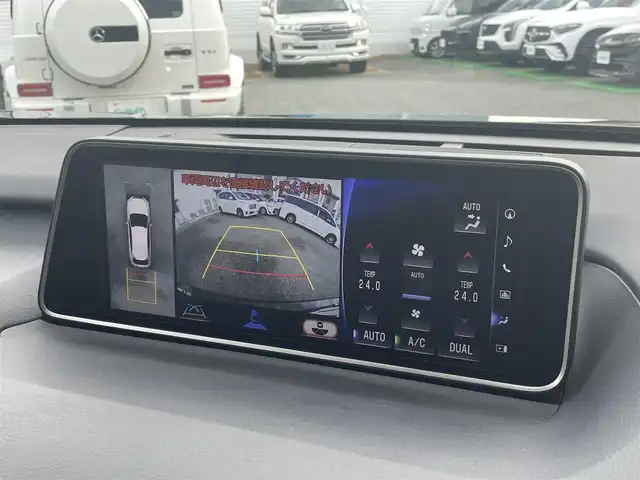 レクサス ＲＸ 450h バージョンL 兵庫県 2017(平29)年 2.8万km ブラック /OP ムーンルーフ（チルト&スライド）//純正12.3インチSDナビ//地デジ/DVD/BT/USB/AUX//走行中視聴可能//ステアリングリモコン（ハンドルヒーター付）//パノラミックビューモニター//フルカラーヘッドアップディスプレイ//黒本革シート//ヒーター/ベンチレーション/パワーシート（前席メモリ付）//後席ヒーター/電動リクライニング//2列目電動格納シート//3眼LEDヘッドランプ//LEDフォグランプ//シーケンシャルターンランプ//純正20インチAW//ビルトインETC//前方ドライブレコーダー/【セーフティ】//プリクラッシュセーフティ（PCS）//レーンキーピングアシスト（LKA）//レーダークルーズコントロール//オートマチックハイビーム（AHB）//ブラインドスポットモニター（BSM）//タイヤ空気圧ウォーニング（TPMS）//インテリジェントクリアランスソナー（ICS）//クリアランスソナー//リヤクロストラフィックアラート（RCTA）