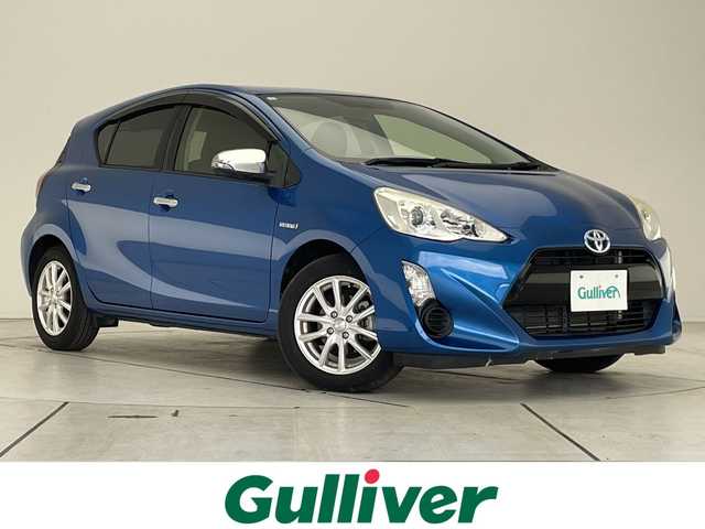 トヨタ アクア S 愛知県 2015(平27)年 4.5万km コバルトブルーメタリック 純正ナビ/ワンセグ/CD DVD/Bluetooth/バックカメラ/オートエアコン/ステアリングスイッチ/スマートキー/プッシュスタート