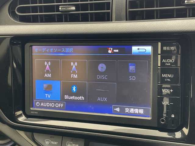 トヨタ アクア S 愛知県 2015(平27)年 4.5万km コバルトブルーメタリック 純正ナビ/ワンセグ/CD DVD/Bluetooth/バックカメラ/オートエアコン/ステアリングスイッチ/スマートキー/プッシュスタート