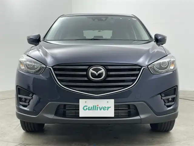 マツダ ＣＸ－５ XD Lパッケージ 岡山県 2015(平27)年 6.7万km ディープクリスタルブルーマイカ 純正ナビ/(Bluetooth/CD/DVD/フルセグTV/AUX)/本革シート/シートヒーター(運転席・助手席)/シートメモリ/レーダークルーズコントロール/オートハイビーム/LEDヘッドライト/バックカメラ/スマートキー(2本)/コーナーセンサー(後)/ビルトインETC/社外ドライブレコーダー(前後)/純正フロアマット/純正19インチアルミホイール