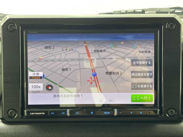 スズキ ジムニー XC 群馬県 2023(令5)年 2.5万km ブルーイッシュブラックパール3 ４ＷＤターボ　ナビ　フルセグＴＶ　ＥＴＣ　衝突被害軽減ブレーキ　レーンアシスト　クルーズコントロール　ＬＥＤヘッドライト　オートライト　シートヒーター　スマートキー　純正アルミホイール　禁煙車