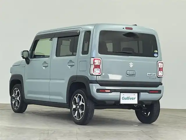 スズキ ハスラー HYBRID X ターボ 千葉県 2021(令3)年 2万km 青 純正10インチナビ（NSZT-Y68T)/ CD DVD SD Bluetooth / フルセグTV/アランドビューモニター　全方位カメラ/バックモニター /両側パワースライドドア/コーナーセンサー/オートハイビーム /オートライト/シートヒーター/横滑り防止機能/アイドリングストップ/シートヒーター/衝突被害軽減ブレーキ/レーンキーププシスト/フルフラットシート/ETC