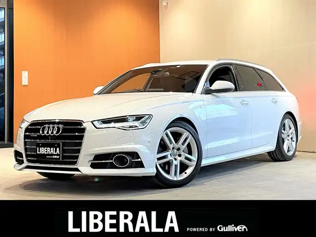 アウディ Ａ６ アバント 2.0 TFSI クワトロS Line 道央・札幌 2017(平29)年 2.9万km グレイシアホワイトメタリック グレイシアホワイトメタリック/Slineパッケージ/パークアシストパッケージ/　・サラウンドビューカメラ/　・パークアシスト/マトリクスLEDヘッドライト/リヤコンフォートパッケージプラス/　・4ゾーンエアコン/　・前後シートヒーター/　・サンブラインド/　・電動チルトテレスコピックステアリングコラム/純正HDDナビ/　・DVD/USB/BT/SD/フルセグテレビ/電動リアゲート/本革シート/BOSEサラウンド