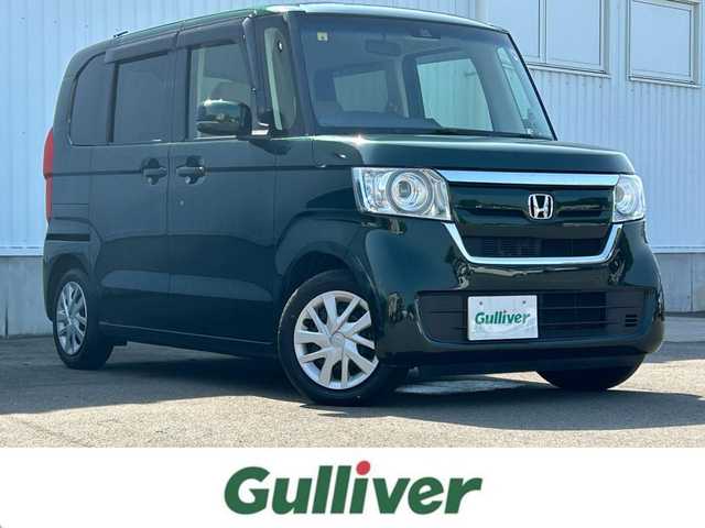 ホンダ Ｎ ＢＯＸ G L ホンダセンシング 愛媛県 2020(令2)年 0.6万km ブリティッシュグリーンP 被害衝突軽減システム/Bカメラ /禁煙車 /純正ナビ /ETC /パワステ /Bluetooth /片側パワースライドドア /純正アルミホイル /コーナーセンサー /ベンチシート /USB /純正フロアマット /ABS /横滑り防止 /レーンキープアシスト