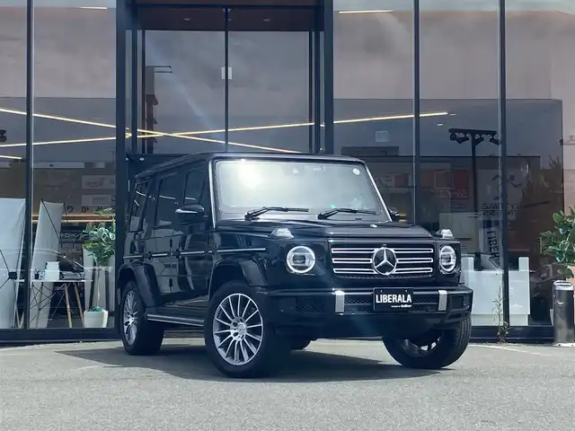メルセデス・ベンツ ゲレンデヴァーゲン Ｇ４００ｄ AMGライン 福岡県 2022(令4)年 5.3万km オブシディアンブラック ・サンルーフ/・アダプティブクルーズコントロール/・純正HDDナビ/USB/Bluetooth/AppleCarPlay/・全方位カメラ/・黒革シート/シートヒーター/・社外前後ドライブレコーダー/・フルセグ/・ETC/・純正20AW/・プッシュスタート/・パーキングアシスト/・アイドリングストップ/・スマートキー/・スペアキー/・パワーシート/・レーンキープアシスト/・オートライト/・LEDライト/・取扱説明書/・記録簿