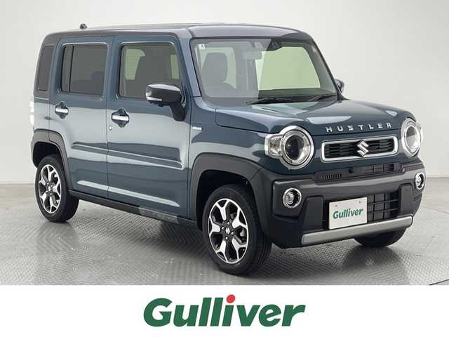 スズキ ハスラー HYBRID X 兵庫県 2025(令7)年 0.1千km デニムブルー ガンメタリック 2トーン 届出済未使用車/純正メモリナビ/（フルセグ/CD/DVD/USB/Bluetooth）/純正ディスプレイオーディオ/アラウンドビューモニター/LEDヘッドライト/LEDフォグ/オートハイビーム/ヘッドライトレベライザー/純正15インチアルミホイール/アイドリングストップ/クリアナンスソナー/LKA/PCS/ACC/シートヒーター