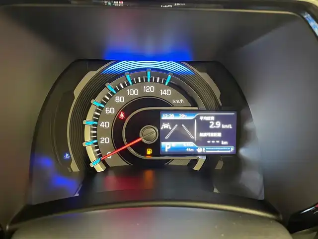 スズキ ハスラー HYBRID X 兵庫県 2025(令7)年 0.1千km デニムブルー ガンメタリック 2トーン 届出済未使用車/純正メモリナビ/（フルセグ/CD/DVD/USB/Bluetooth）/純正ディスプレイオーディオ/アラウンドビューモニター/LEDヘッドライト/LEDフォグ/オートハイビーム/ヘッドライトレベライザー/純正15インチアルミホイール/アイドリングストップ/クリアナンスソナー/LKA/PCS/ACC/シートヒーター