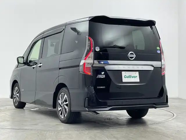 日産 セレナ ハイウェイスター V 群馬県 2021(令3)年 1.2万km ダイヤモンドブラック 純正ナビ　純正１１型後席モニター　全周囲カメラ　プロパイロット　衝突被害軽減ブレーキ　レーンアシスト　両側電動スライドドア　ＬＥＤ　ＢＳＭ　ＥＴＣ　前後ドラレコ　デジタルインナーミラー　スマートキー