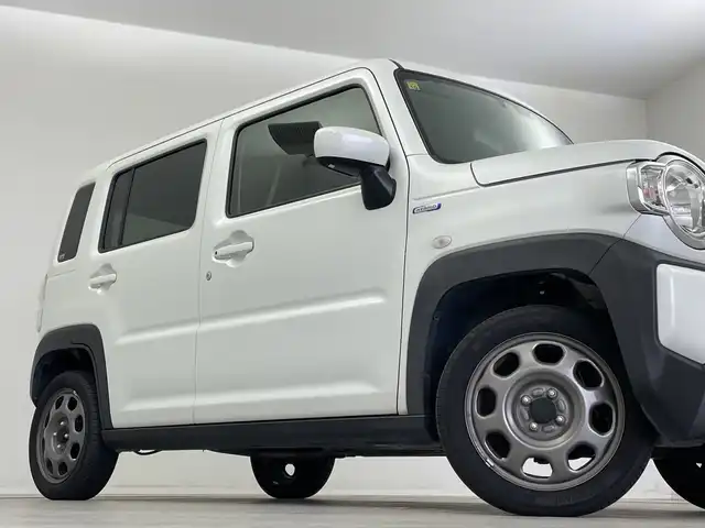 スズキ ハスラー HYBRID G 新潟県 2021(令3)年 5.9万km ピュアホワイトP KENWOODメモリナビ【MDV-D708BTW】/　フルセグTV/Bluetooth/CD/DVD/USB/衝突被害軽減ブレーキ/レーンキープアシスト/コーナーセンサー/前席シートヒーター/バックモニター/ビルトインETC/オートマチックハイビーム/オートライト/アイドリングストップ/横滑り防止装置/ステアリングスイッチ