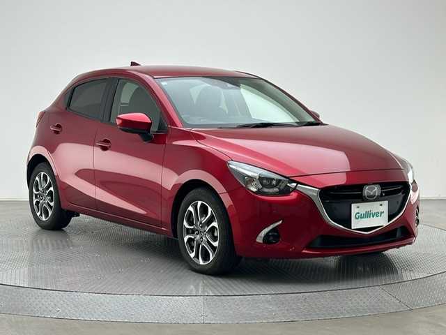 マツダ デミオ XD ツーリング Lパッケージ 奈良県 2018(平30)年 1万km ソウルレッドクリスタルM 純正コネクトナビ/フルセグ CD DVD BT USB AUX/360°ビューモニター/パーキングセンサー/SBS/SCBS/LDA/BSM/レーダークルーズコントロール/ハーフレザーシート/シートヒーター/パワーシート/LEDヘッドライト/LEDフォグライト/オートライト/オートハイビーム/純正フロアマット/ドアバイザー/スマートキー