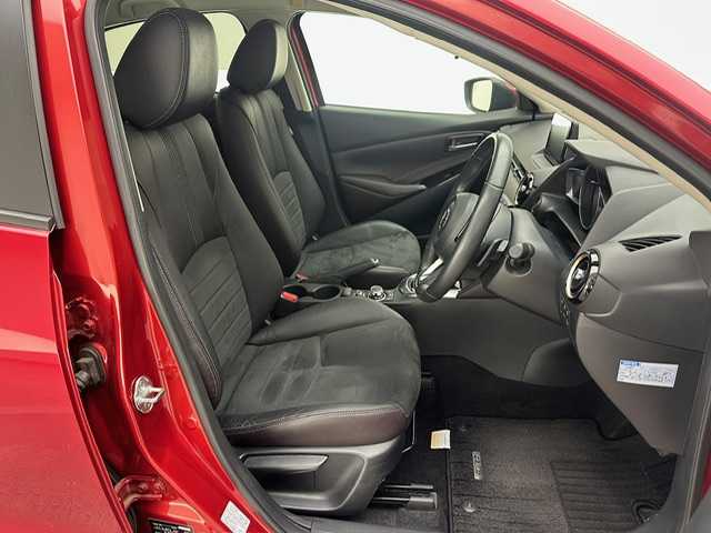 マツダ デミオ XD ツーリング Lパッケージ 奈良県 2018(平30)年 1万km ソウルレッドクリスタルM 純正コネクトナビ/フルセグ CD DVD BT USB AUX/360°ビューモニター/パーキングセンサー/SBS/SCBS/LDA/BSM/レーダークルーズコントロール/ハーフレザーシート/シートヒーター/パワーシート/LEDヘッドライト/LEDフォグライト/オートライト/オートハイビーム/純正フロアマット/ドアバイザー/スマートキー