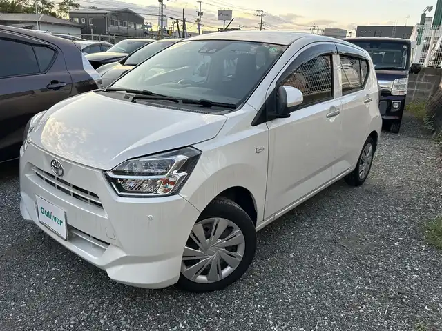 ダイハツ ミラ イース X SAⅢ 福岡県 2017(平29)年 3.3万km パールホワイトⅢ 純正７型SDナビ(フルセグTV/CD/DVD/BT)/バックカメラ/ドラレコ/スマートアシストIII/純正LEDヘッドライト/コーナーセンサー/純正フロアマット