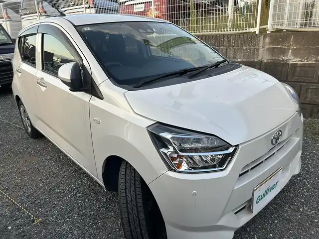 ダイハツ ミラ イース X SAⅢ 福岡県 2017(平29)年 3.3万km パールホワイトⅢ 純正７型SDナビ(フルセグTV/CD/DVD/BT)/バックカメラ/ドラレコ/スマートアシストIII/純正LEDヘッドライト/コーナーセンサー/純正フロアマット