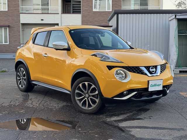 日産 ジューク 16GT FOUR パーソナライズ 道東・釧路十勝 2018(平30)年 4万km サンライトイエロー